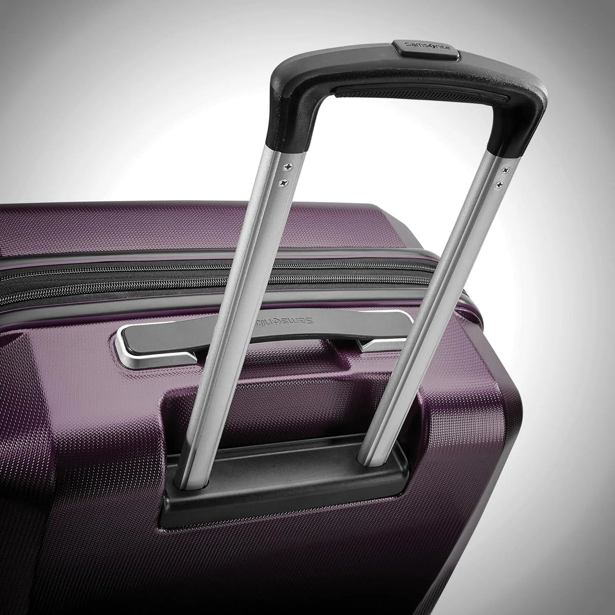 Winfield 3 DLX Hardside Expandable Luggage with Spinners 2PC Set Plum