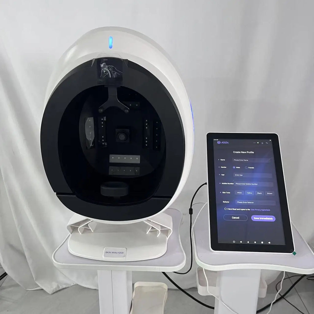 AISIA Q1 3D AI Facial Skin Analyzer Detection Skin Problem Diagnosis 8 Spectrum Professional Analysis Beauty Salon Equipment