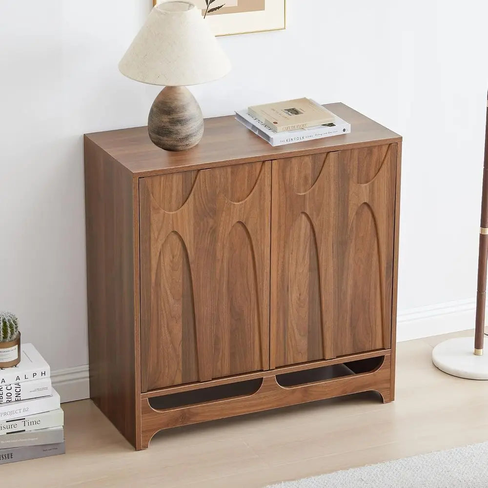 3-Piece Sideboard Buffet Cabinet Set, 94.5 Modern Storage Cabinet with Adjustable Shelves and 6 Doors for Dining, Living Rooms,