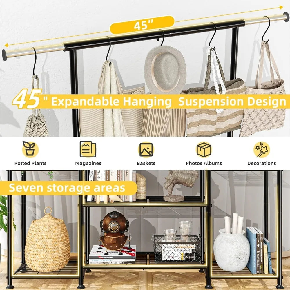 3 Tier Tall Metal Plant Stand Indoor Outdoor Heavy Duty Ladder Shelf for Multiple Flower Planters Garden Balcony Patio Black