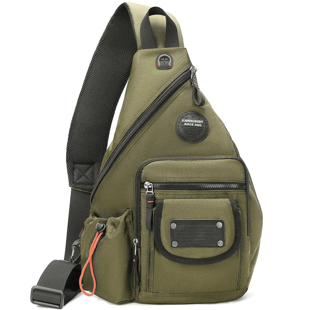 Sling Bag Backpack, 13.3'' 14.1'' Laptop Bag Crossbody Shoulder Chest Backpacks Travel Outdoors for Men Women