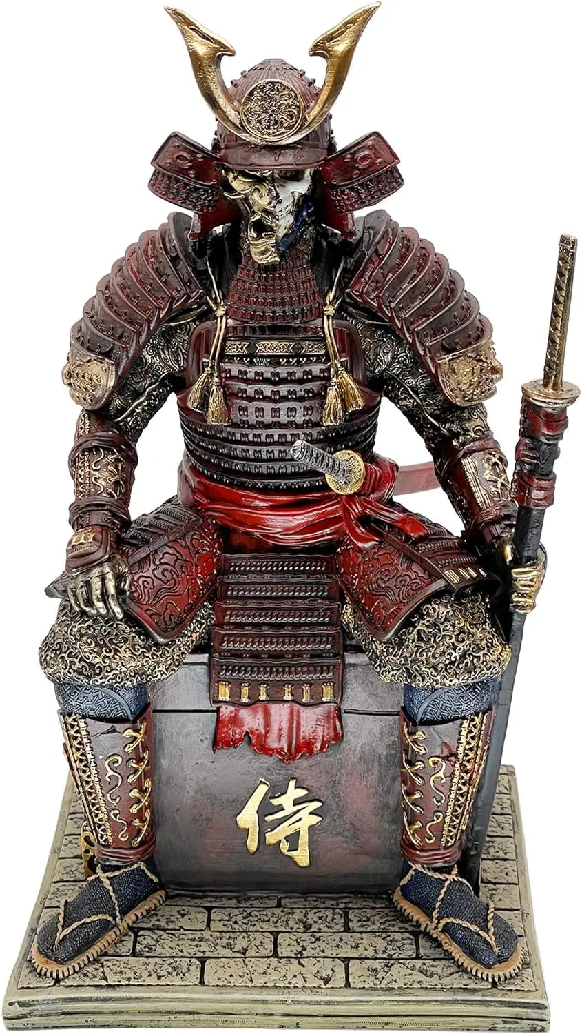 Medieval Samurai Undead Warrior Resin Statue Ornament for Home, Office, or Gift