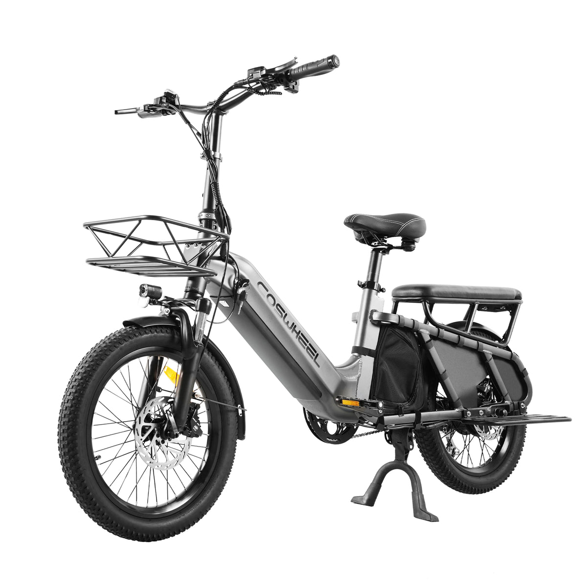 COSWHEEL HQ20 1300W Peak Folding Electric Bike for Adults, 35MPH 100Miles, 48V 19Ah Removable Battery, 20x4.0 Fat Tire E-bike