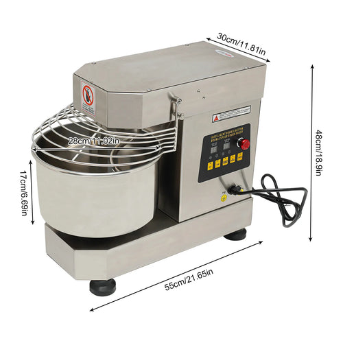 110V Pizza & Bakery Dough Kneading Machine – Food Mixer & Dough Blender