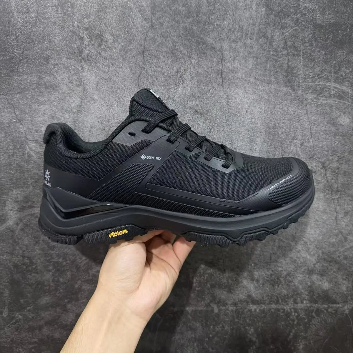 Men's Waterproof Hiking Shoes with Dial Lacing System Anti-slip Outdoor Trekking Trail Running Lightweight Cushioning Footwear