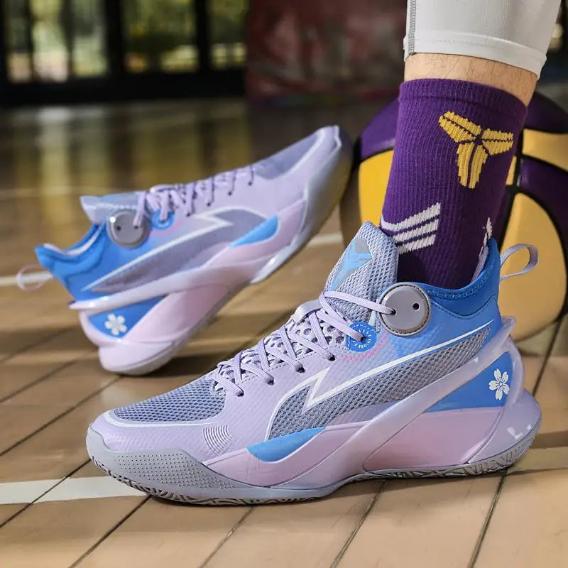 2026 New Fashion Basketball Shoes for Men Women High Top Durable Anti-slip Couple Sneakers Sports Training Casual Shoes