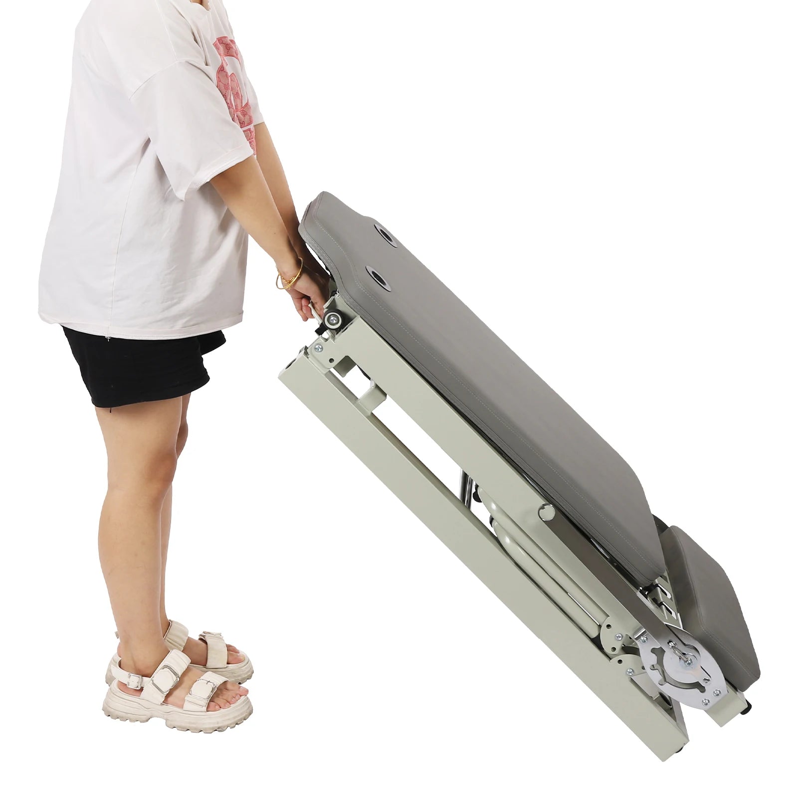 Folding Pilate Reformer| 264lbs Load 197cm Yoga Big Fitness Equipment| Pilate Core Bed for Private School/Home