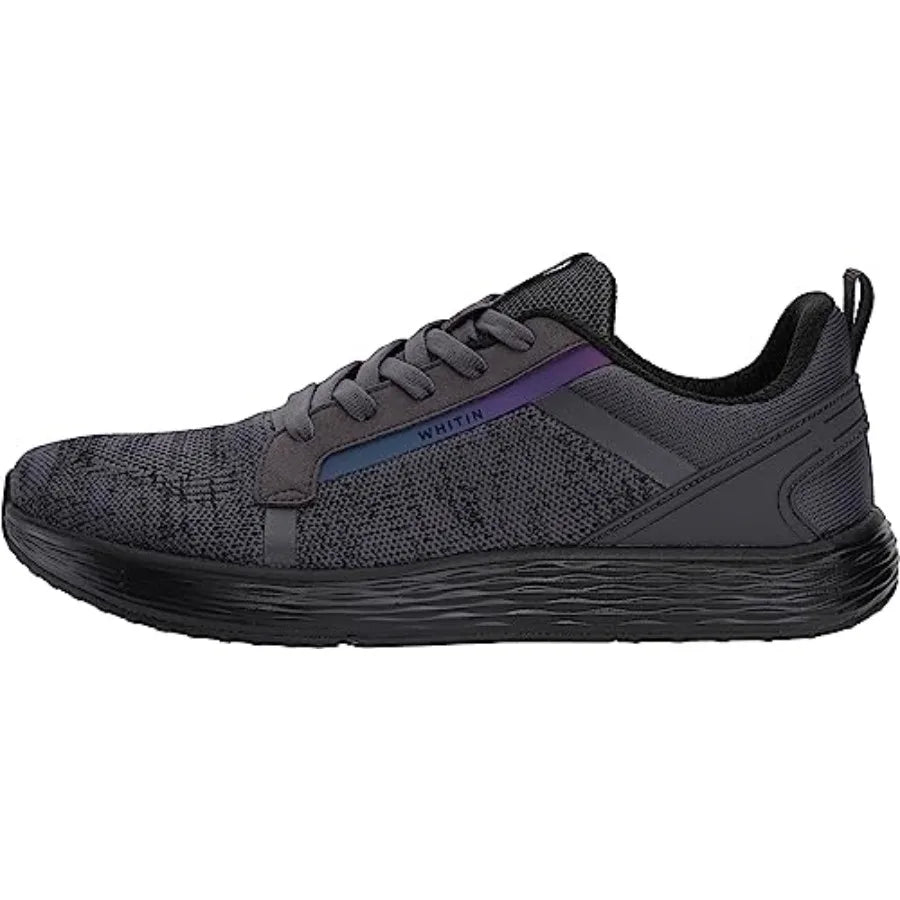 Men's Wide Toe Box + Zero Drop Sole Road Running Shoes Rubber Outsole