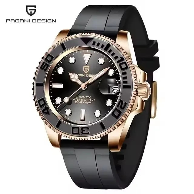 PAGANI DESIGN Luxury Men Mechanical Watches Japan movement 40MM AR Coated Sapphire Glass Waterproof Automatic Watches for men