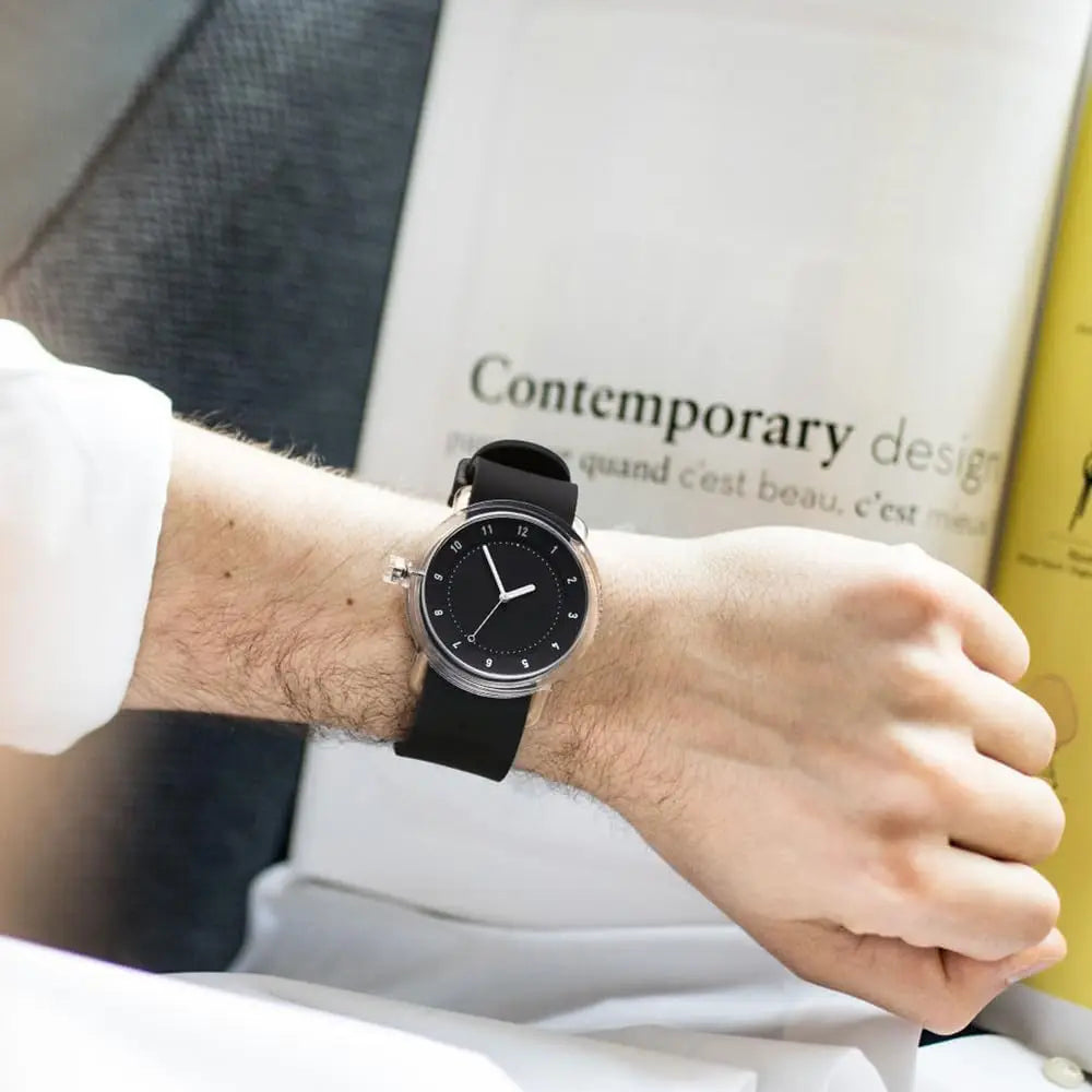 Minimalist Unisex Watch with Waterproof Resin Case, Silicone Strap, Japanese Quartz Movement, 38mm Dial for Men and Women
