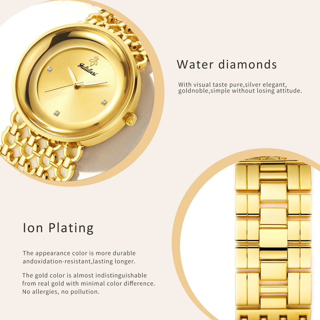 YaLaLuSi Fashion Men Women Watch Luxury Mesh Band Waterproof Quartz Wristwatch Casual Sports Free Shipping