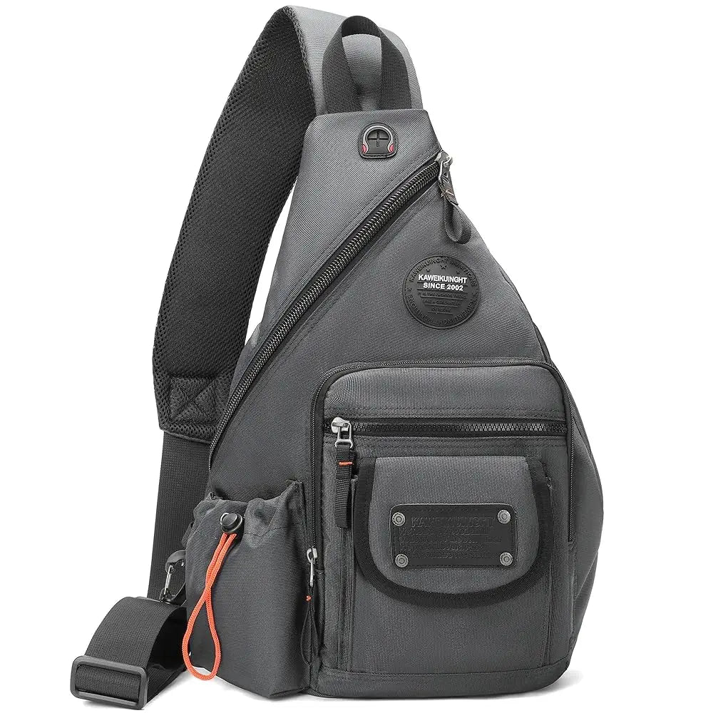 Sling Bag Backpack, 13.3'' 14.1'' Laptop Bag Crossbody Shoulder Chest Backpacks Travel Outdoors for Men Women