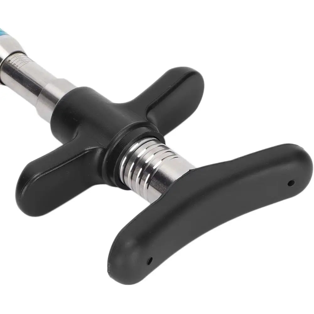 Manual Single-Level Spinal Massager Handheld Back Adjustment Tool - Portable Chiropractic Massage Device (Blue)