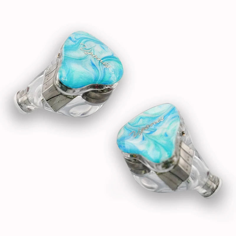 Vzonis VP07 Resin HiFi earphones in ear 7 Drivers unit IEM Earbuds high-resolution monitoring fever music Headset Fashion blue