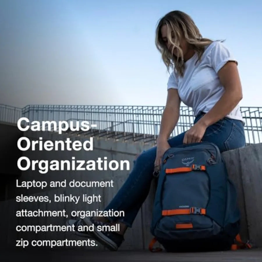 Proxima 30L Campus Laptop Backpack - Organized Everyday Pack with Tech Storage Water Bottle Pockets and Comfortable Carry - Per