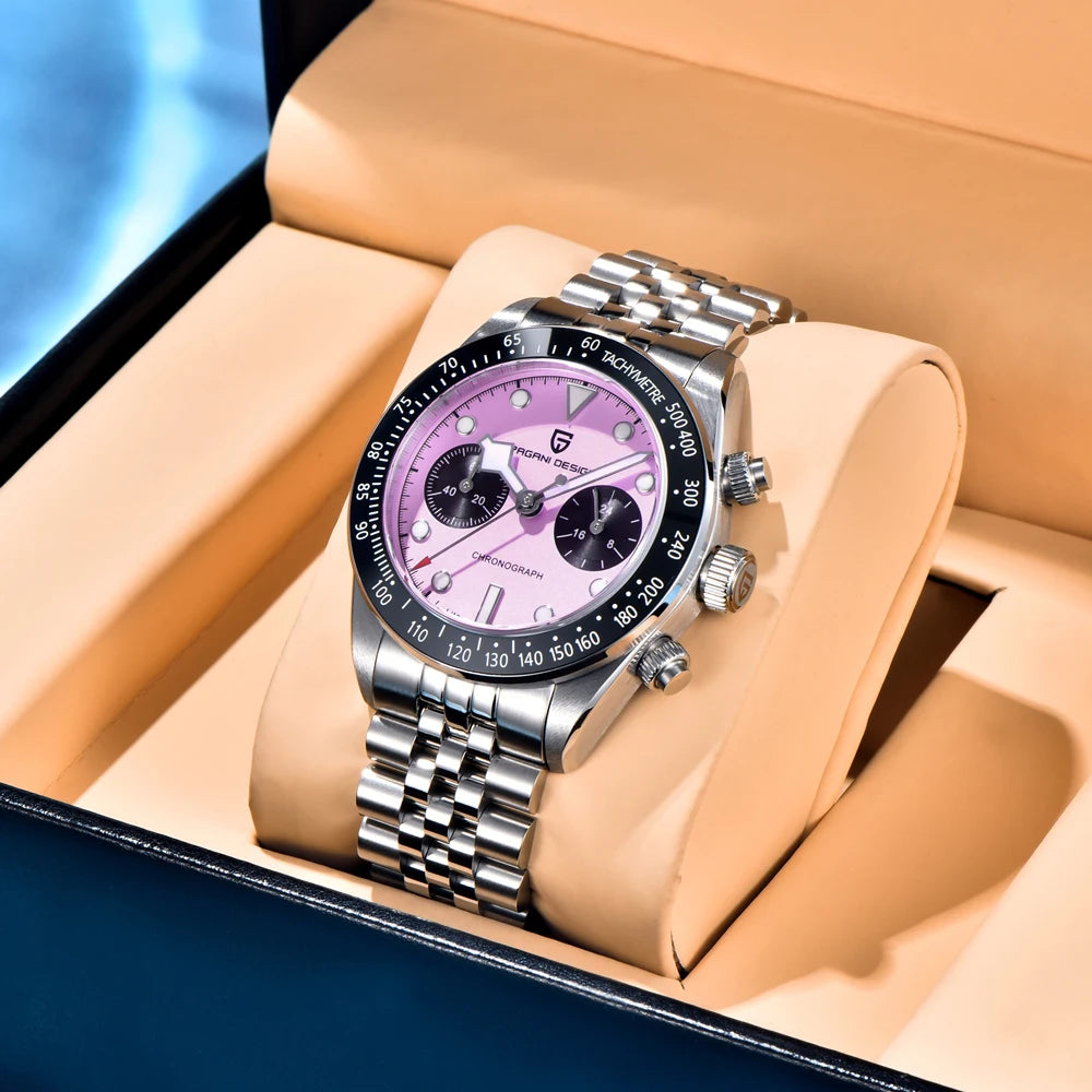 2026 New PAGANI DESIGN Panda Retro Men's Watches Top Luxury Quartz Watch For Men Chronograph Wristwatch AR Sapphire Sports Clock