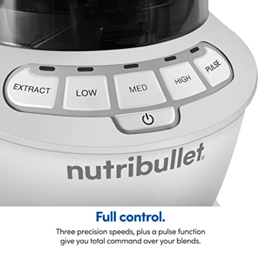 Full-Size Blender Combo 1200W Matte White Kitchen Appliance with Durable Plastic Body and Sleek Design for Smooth Blending