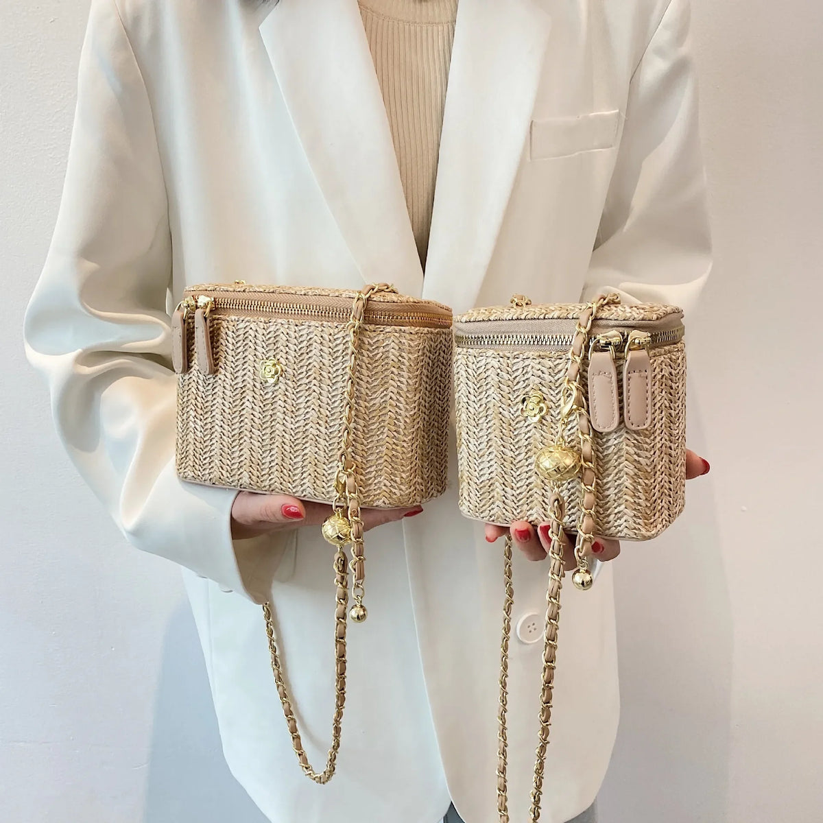 Designer Mini Shoulder Purse Lingerie Embroidery Line Small Square Female 2025 New Fashion Chain Crossbody Luxury Handbag Cosmet
