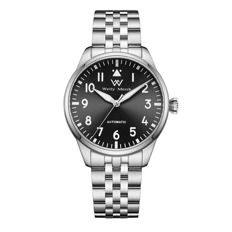 WM Watch Automatic Mechanical Watches Waterproof Multifunctional Business Men's Watches Watch Welly Merck Watch WM165M