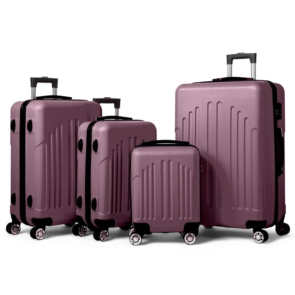 16" 20" 24" 28" Suitcase PC ABS TSA Luggage 3 Piece Set Lock Spinner Carry on
