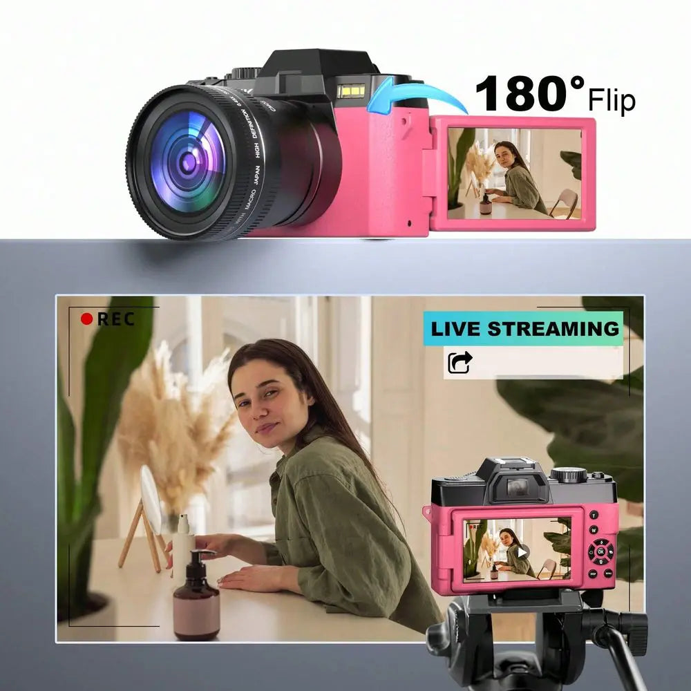NBD S100 Pro 4K Digital Cameras For Photography,48MP 60FPS Video Camera For Vlogging, WiFi App Control Vlogging Camera , Small C
