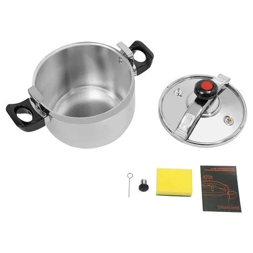 11L Stainless Steel Pressure Cooker 60Kpa Stewing Pot For Family And Hotel Use