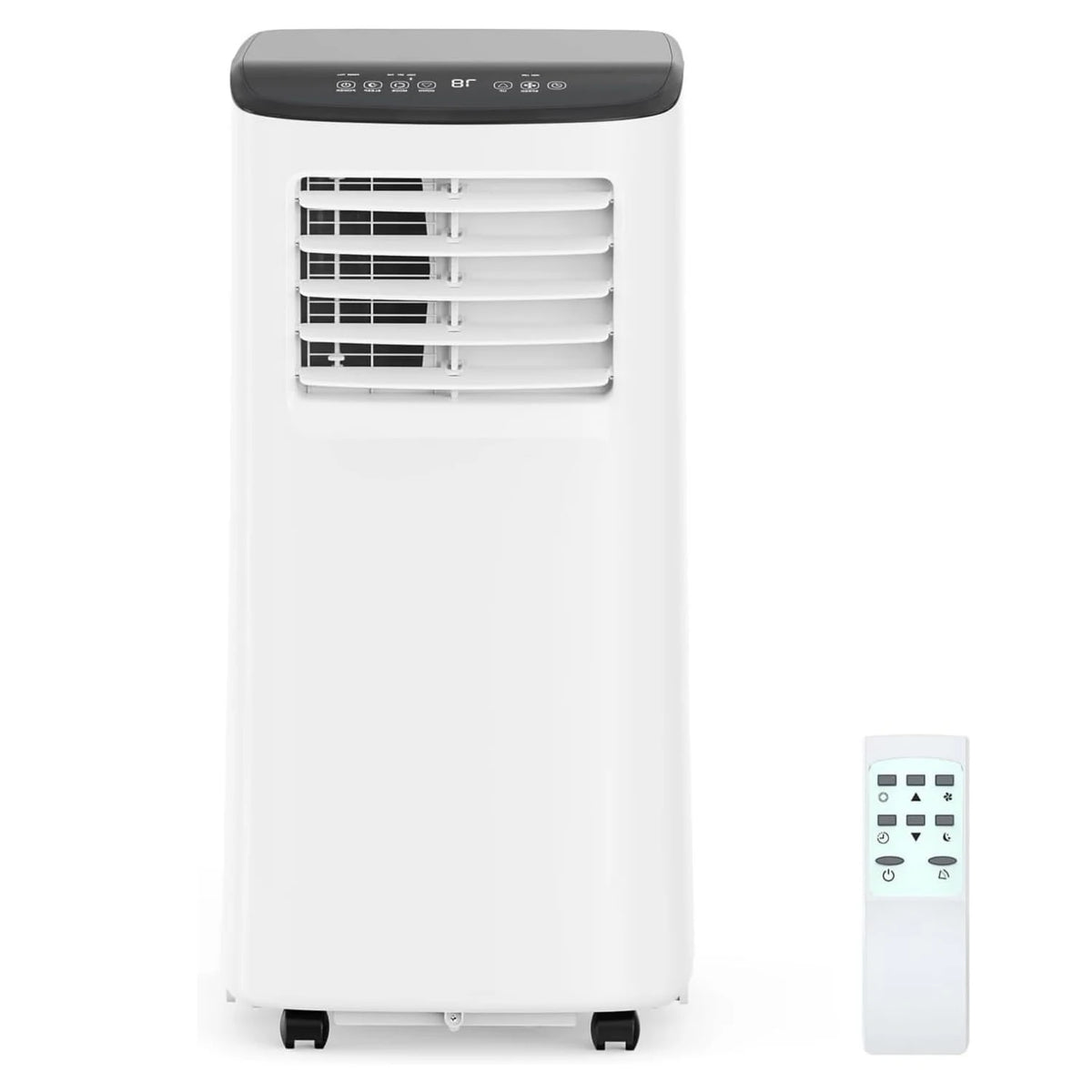 8,000 BTU Portable Air Conditioner, 3-in-1 Cooling,Dehumidifier & Fan,Quiet,Cools Rooms Up to 350 Sq.Ft with Remote,Sleep Mode