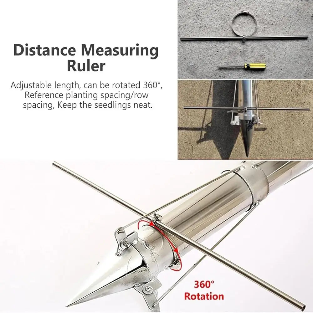 Soft Grip 12cm Deep Manual Bulb and Seedling Planter for Garden, Yard, Greenhouse