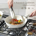 17pc Pots and Pans Set, Nonstick Cookware Set Detachable Handle, Induction Kitchen Cookware Sets Non Stick with Removable Handle