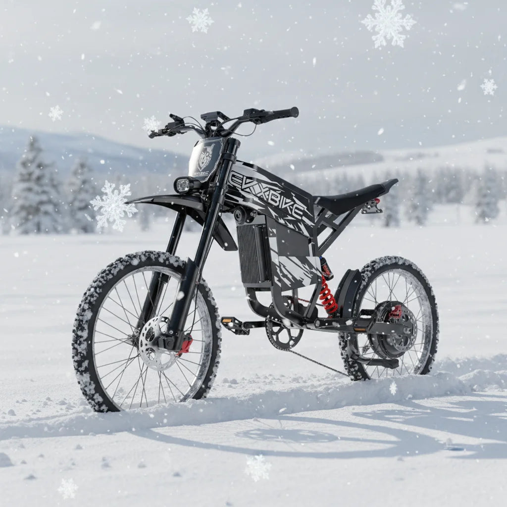 EKXBIKE TX1 Electric Bike 6000W Peak Motors 60V30AH Lithium Battery Electric Bicycle Speed 80Kmh Adult Off Road MTB Ebike