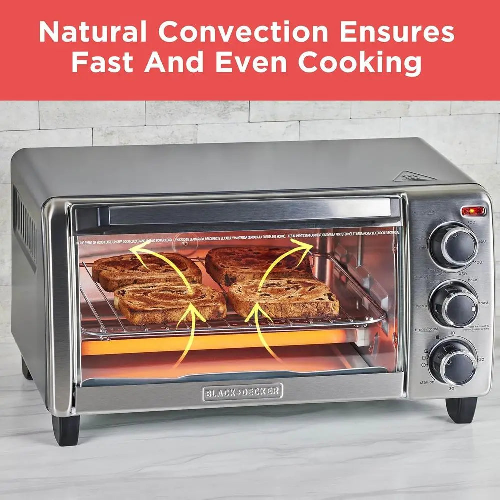 TO1313SBD Toaster Oven, 15.47 Inch, Silver