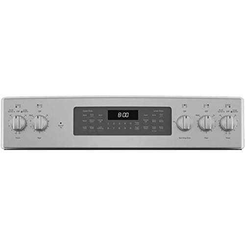 30 in. Freestanding Electric Double Oven Convection with Self-Clean and No-Preheat Air Fry Slate