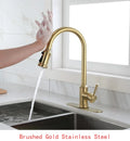 Pull Down Kitchen Faucet with Touch Function and Spray Head