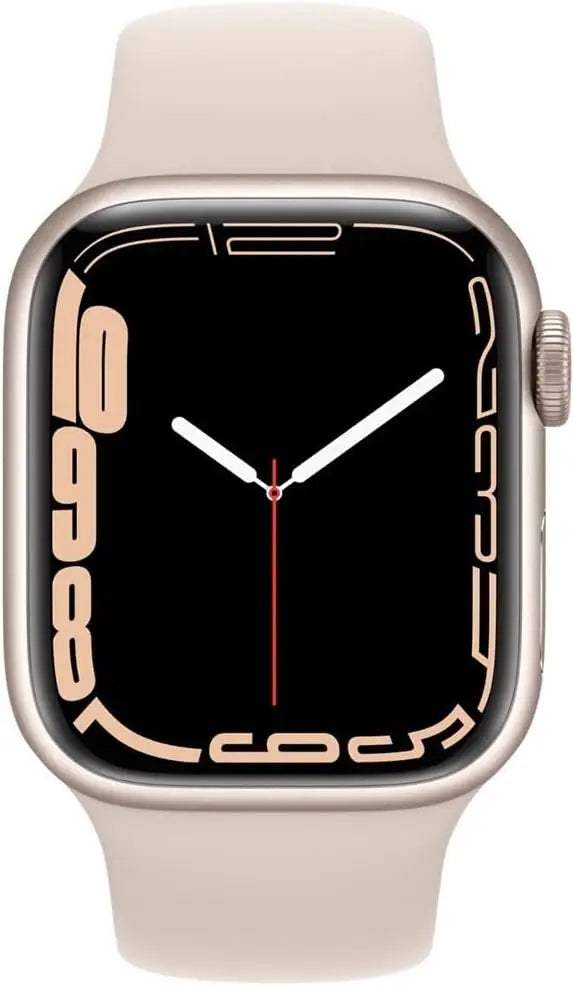 Refurbished Smartwatch with GPS & Cellular, 45mm Starlight Aluminum Case and Sport Band