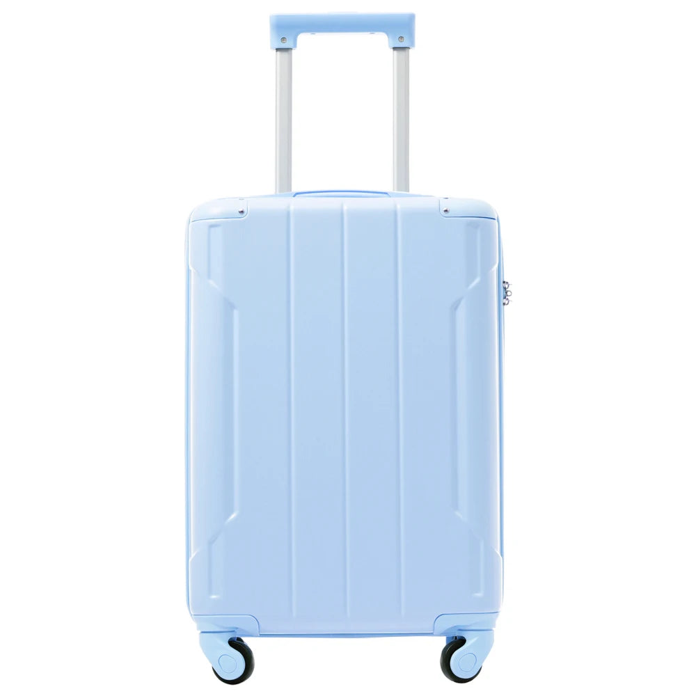 Hardshell Rolling Luggage, Lightweight Durable ABS Suitcase with 360° Spinner Wheel, TSA Lock,  Airline-Approved Travel Carry On