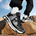 Men's -Terrain Hiking Sneakers - Breathable Anti-Slip Shock-Absorbing and Sole Low-Top Outdoor Shoes Suitable for Trail Running