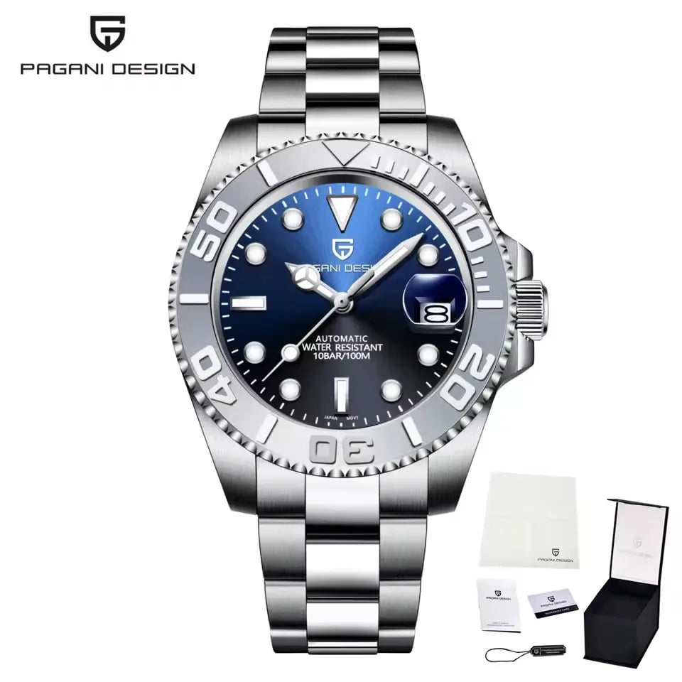 2026 New PAGANI DESIGN PD-1651 V3 Men Mechanical Watch Luxury Sapphire Glass Automatic Watch 40MM Stainless Steel Watch for Men