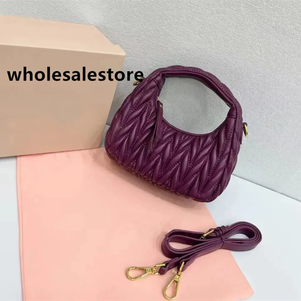 Designer Luxury Purse Women's Handbag Black and White Women's Designer Bag Travel Shoulder Bag Underarm Bag Daily Life