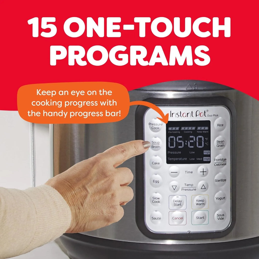 9-in-1 Multicooker, Pressure Cooker, Slow Cook, Rice Maker, Steamer,...