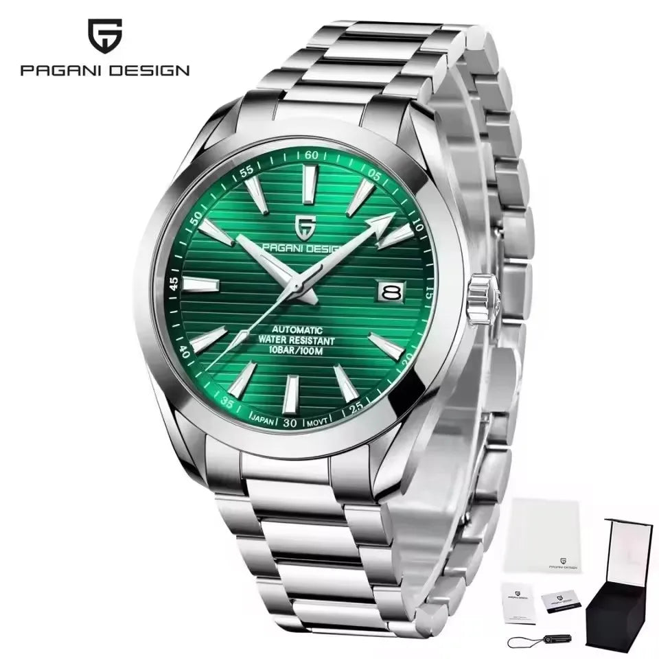PAGANI DESIGN 2026 Sky Blue 40MM A150 Mechanical Automatic Stainless Steel Waterproof Watch with Sapphire Glass Watches for men