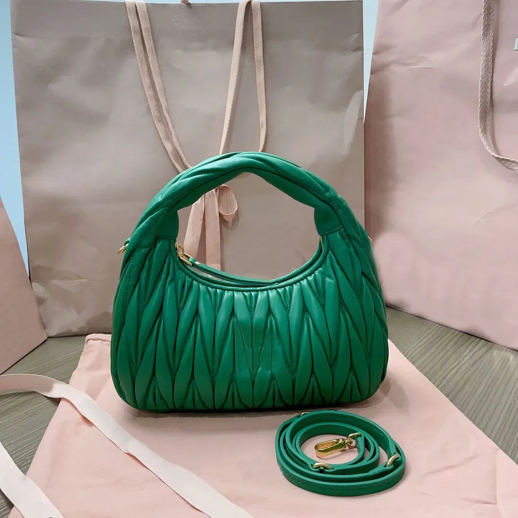Evening Bag Women Senior Designer Genuine Leather Satchel Underarm Hobo Luxury With Shoulder Tote Bag Handbag Strap Clutch Purse