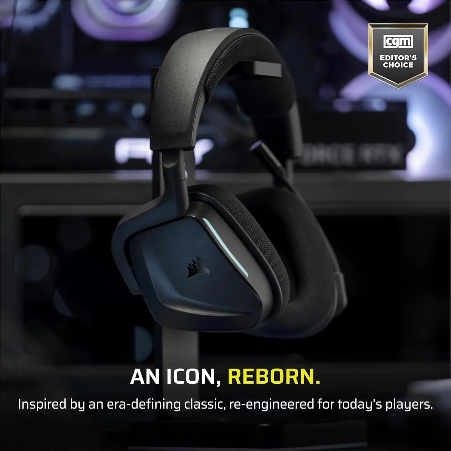 Wireless Gaming Headset with Bluetooth for PC, PS5, PS4, Switch, Mobile – Dolby Atmos, 70 Hr Battery, Dual Wireless