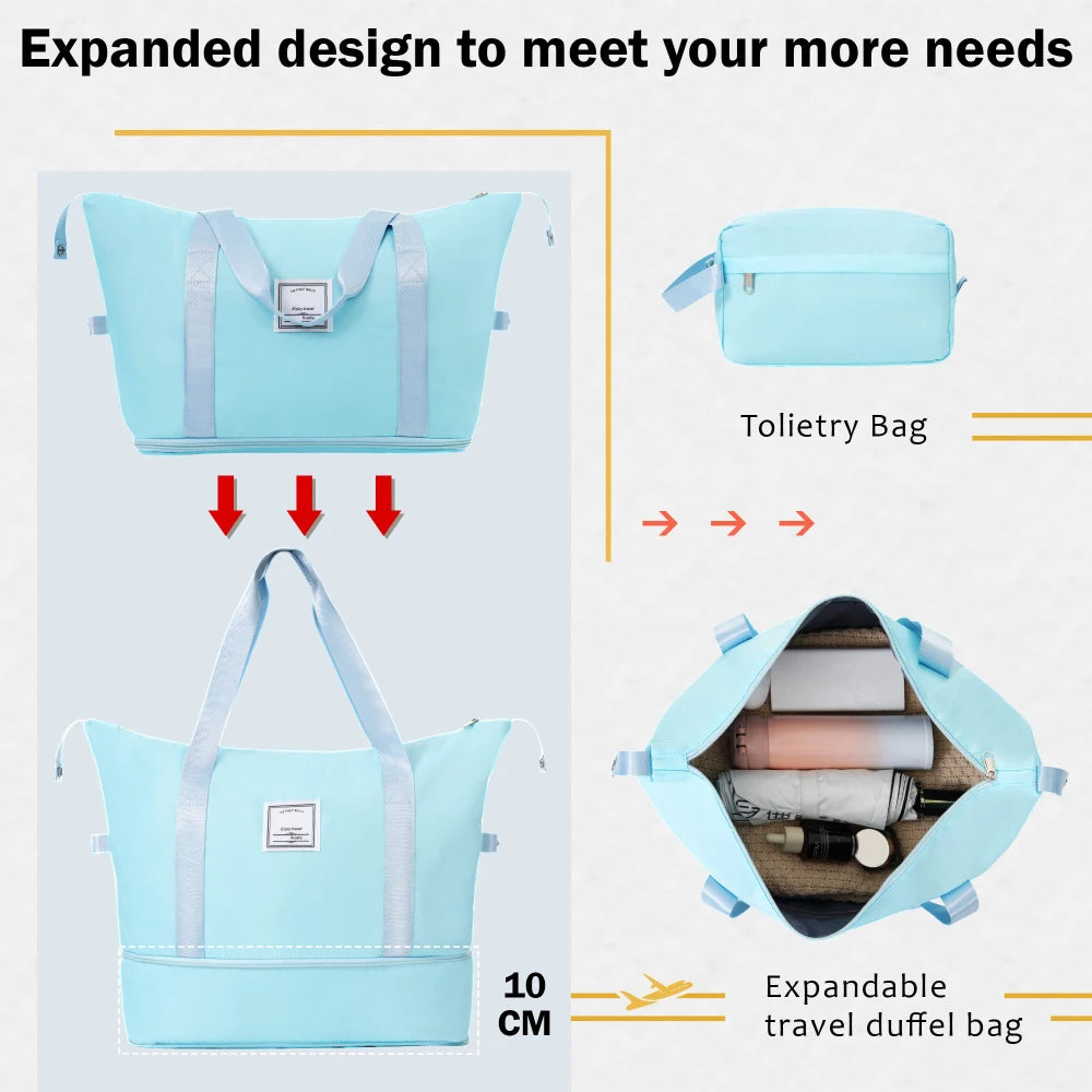 2 Piece Luggage Set with Bags Expanable Spinner Wheels ABS Lightweight Suitcase with TSA Lock 20inch+28inch