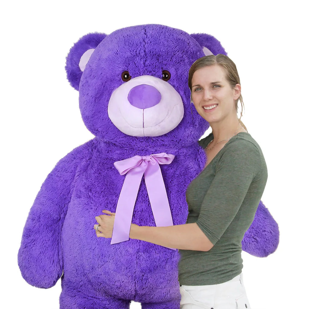 Giant Teddy Bear Stuffed Animals, 5Ft Big Bear Plush, Large Stuffed Toy For Christmas, Gift for Girlfriend Birthday Gifts