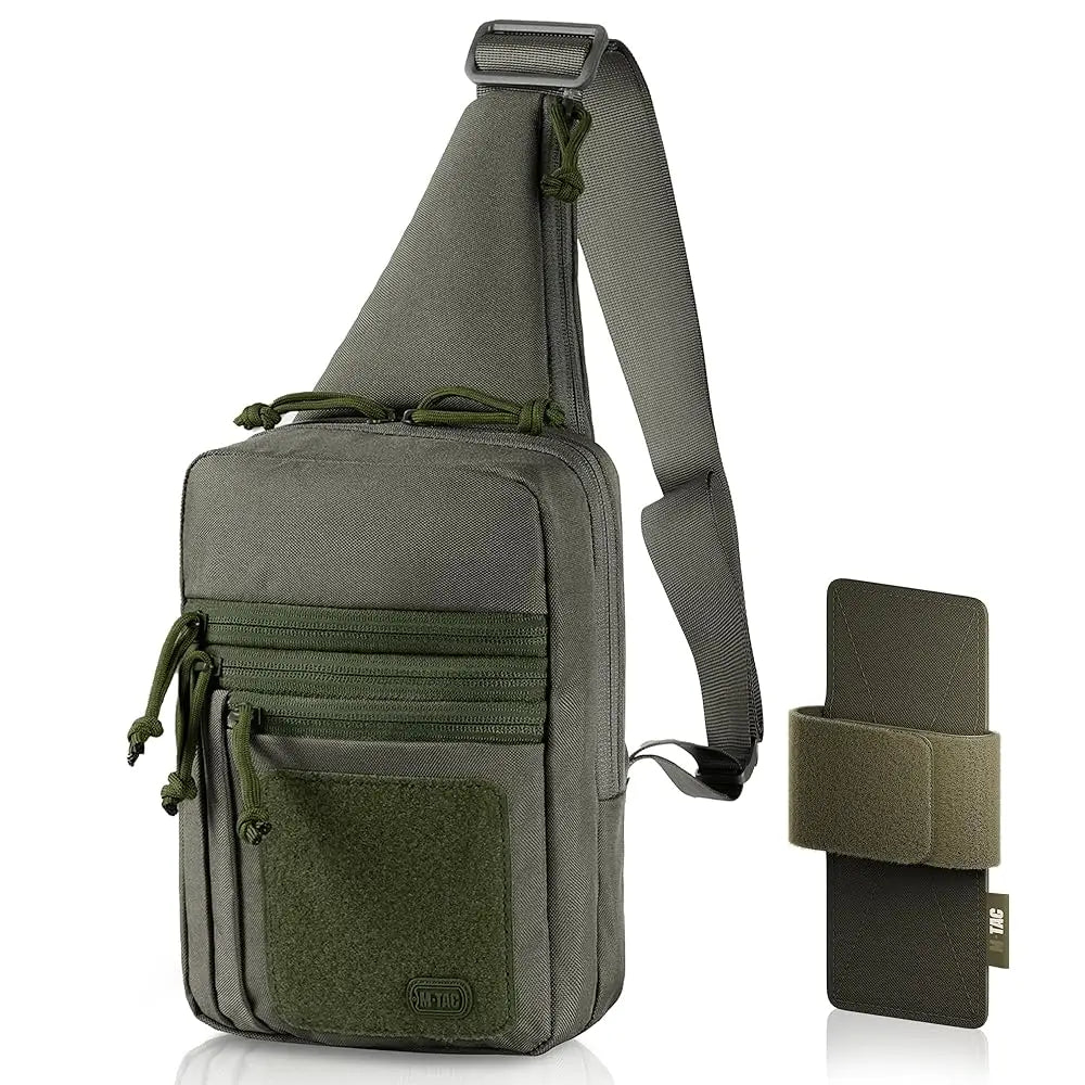 CCW Sling Bag for Men & Women - EDC Shoulder Bag Tactical - Crossbody Concealed Carry Bag - Mens Chest Pack