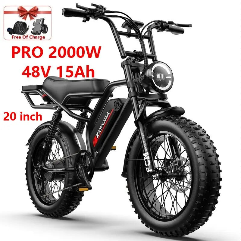 Hot 2000w Adult Electric Bike Man,20 26 Inch Adjustable Front Brake Seat 48v 15ah 17.5ah 20a Aluminum Alloy,for Electric Bicycle