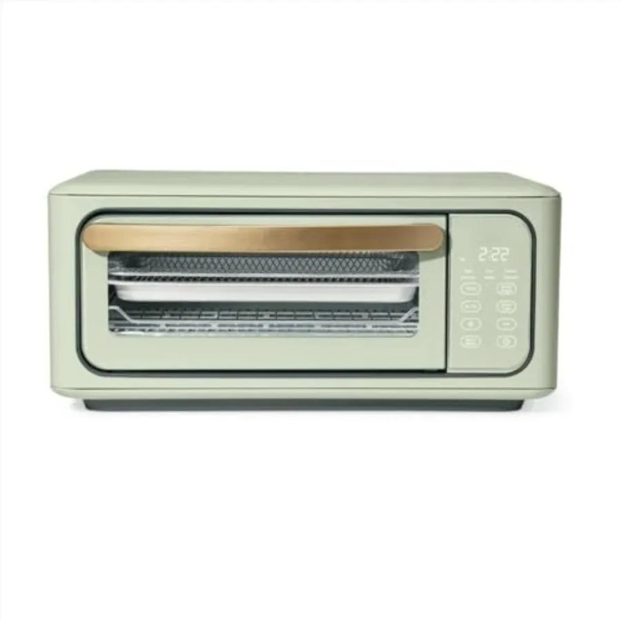 15L 9-Slice Infrared Convection Air Fryer Toaster Oven 10-in-1 Functions for Air Frying Toasting Baking Broiling Stainless Stee