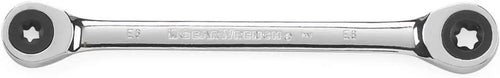 4-Piece Double Box Ratcheting E-Torx Wrench Set, 72-Tooth Design for Tight Spaces