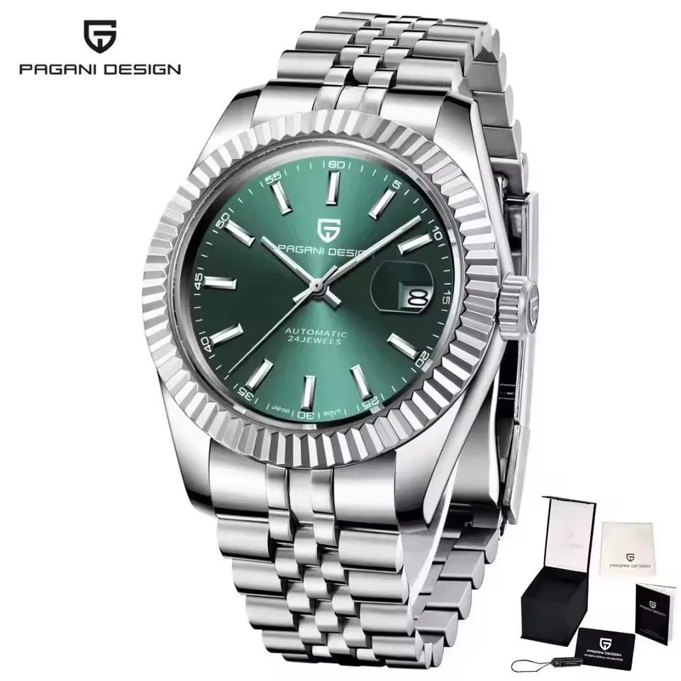 PAGANI DESIGN DD42 log dating Men watch Mechanical Watches Luxury Automatic Watch Men Sapphire waterproof Wrist Watches for men