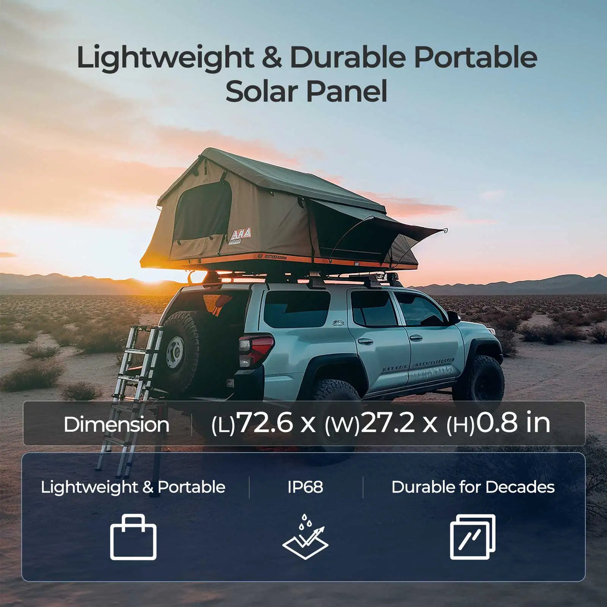 Renogy 220W Foldable Solar Panel Suitcase with 20A Controller, Portable 23% High-Efficiency, for RV Camping Power Station